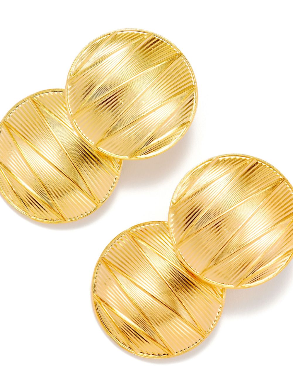 DESTREE Sonia Double Geometric earrings - Goud