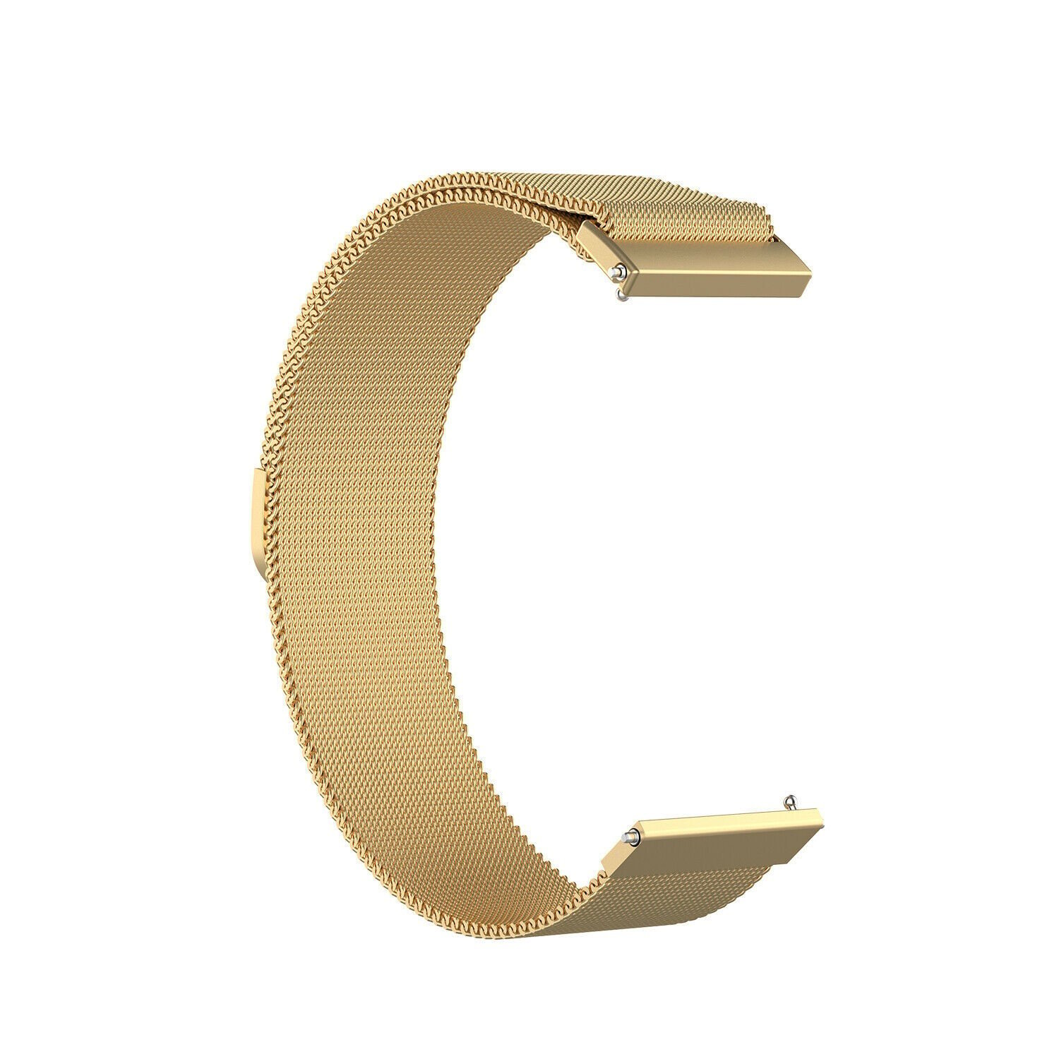 Strap-it Milanese horlogeband 14mm universeel (goud)