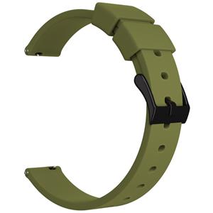 Strap-it Luxe siliconen horlogeband 14mm universeel (groen)