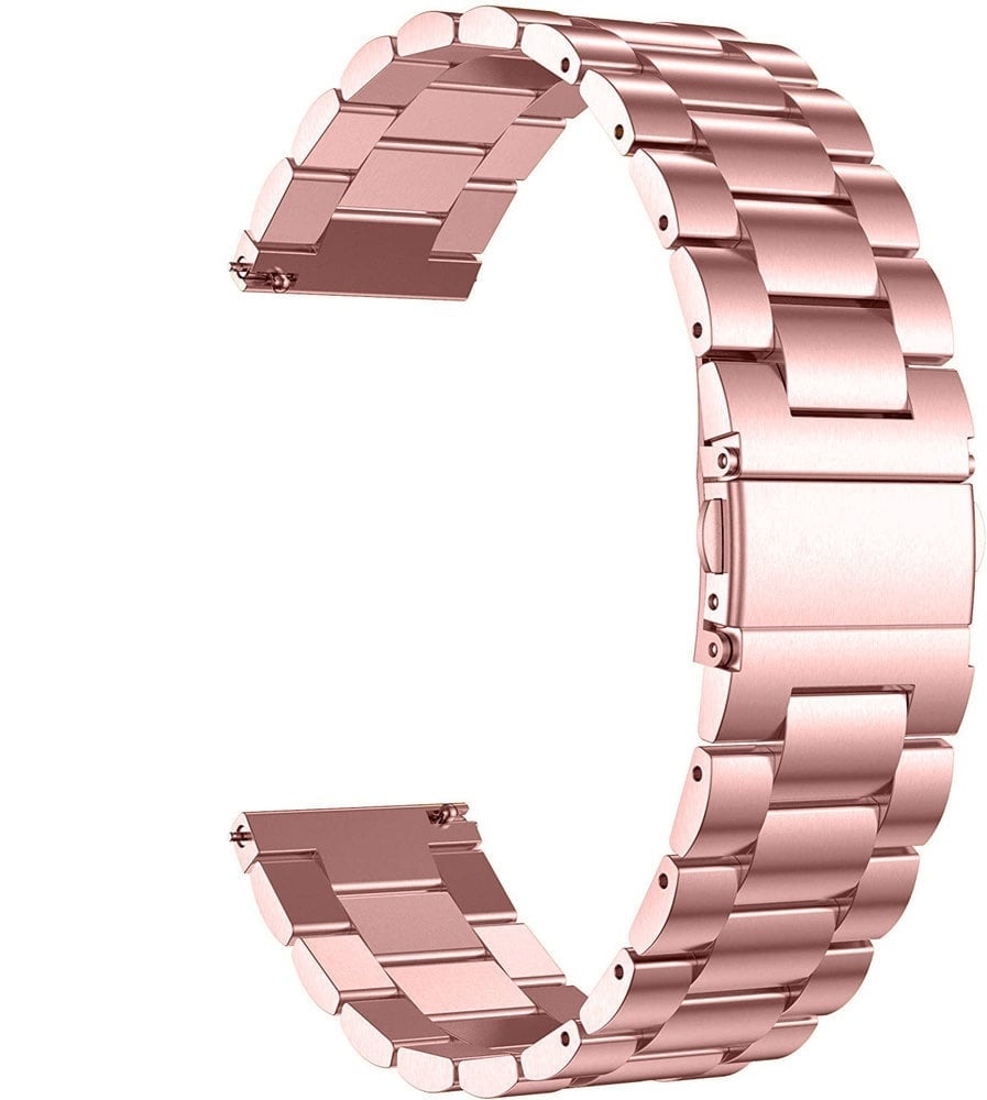 Strap-it Stalen horlogeband 14mm universeel (roze)