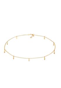 Elli Choker Choker Kette Kurz Tropfen Geo 925 Silber