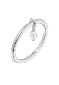 Elli Dames Basis Stapel met zoetwater gekweekte parel in 925 Sterling Zilver