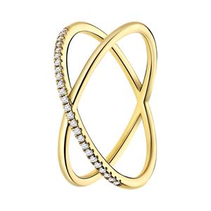 Lucardi Ring Zilver - Zilverkleurig