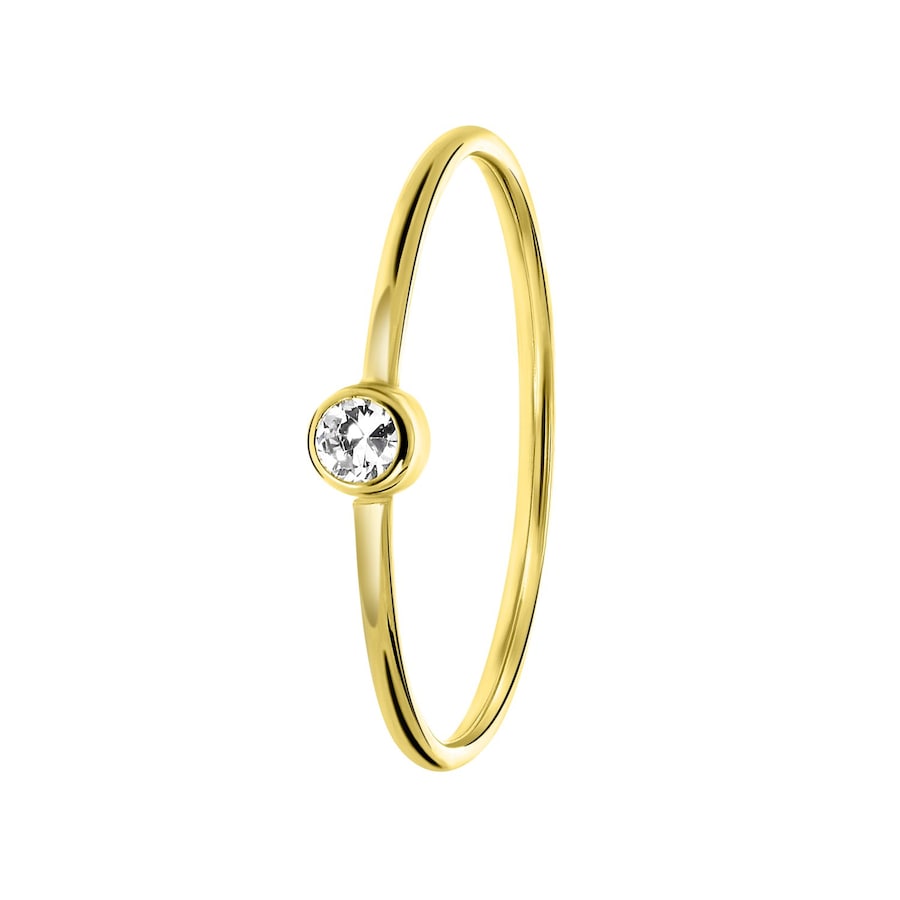 Lucardi Ring 14 Karaat Goud