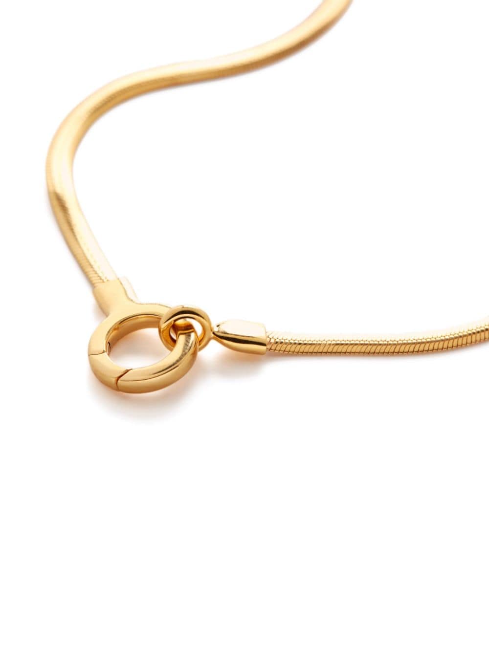 Monica Vinader 18kt verguld gouden halsketting met kralen