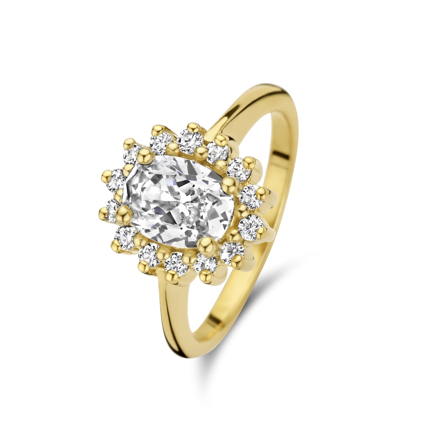 Parte Di Me Mia Colore Dames Ring Gouden plating;Zilver - Goudkleurig - 16.00 mm / maat 50