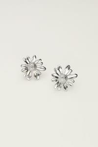 My jewellery Oorbellen studs met grote bloem