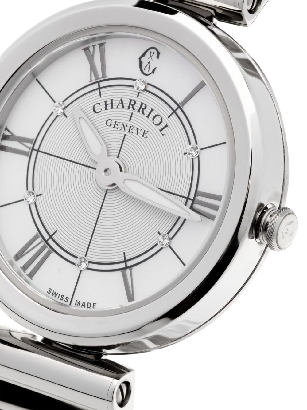 Charriol Forever quartz horloge 32 mm - Zilver