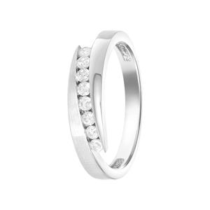 Lucardi Ring Zilver - zilverkleurig