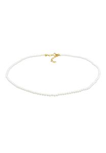 Elli Dames Choker Trend met schelpkern parels in 925 sterling zilver