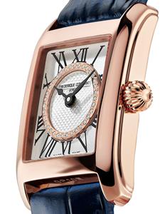 Frederique Constant Classic Carrée dames 23mm horloge - Wit