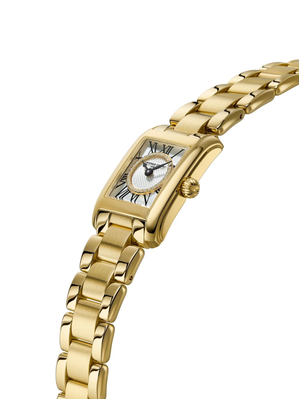 Frederique Constant Classic Carrée dames 23mm horloge - Wit