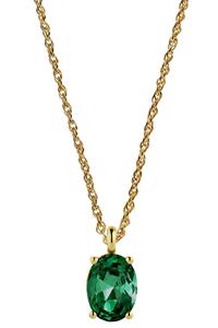 Dyrberg Kern Dyrberg/Kern Barga Necklace, Color: Gold/Green, Onesize, Women