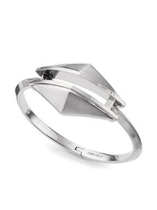 Jimmy Choo Diamond link cuff bracelet - Zilver