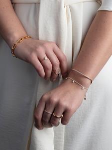 Monica Vinader Armband met diamant - Zilver