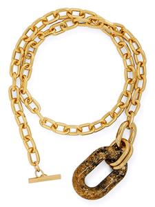 Rabanne Gold XL cable-link necklace - Goud