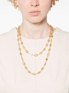 Chloé logo-charm necklace - Goud