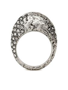 Saint Laurent Ring met bergkristal - Zilver