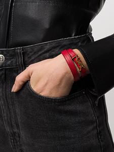 Saint Laurent Armband met monogram - Rood