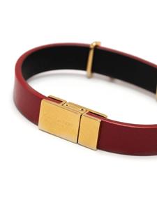 Saint Laurent Armband met gegraveerd logo - Rood