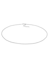 Elli Dames Choker Twisted Cord Basic Trend in 925 Sterling Silver Gold Plated