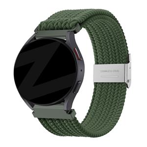 Bandz Suunto 9 Peak gevlochten nylon band (olijfgroen)