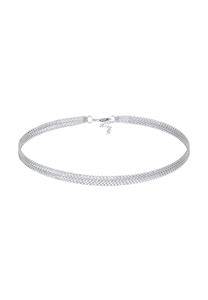 Elli Dames Choker Schakels Modern in 925 sterling zilver