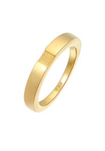 Elli Damesring Smal Basic Minimal Trend in 925 Sterling Zilver Goud