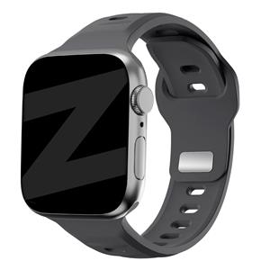 Bandz Apple Watch siliconen band 'Outdoor' (donkergrijs)