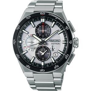 Seiko astron'silvery night'gps solar chrongraph