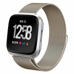 Strap-it Fitbit Versa 2 Milanese band (champagne)