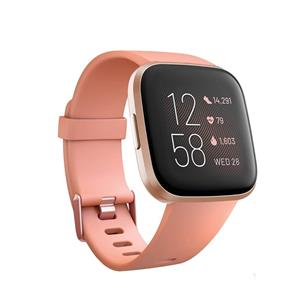 Strap-it Fitbit Versa 2 silicone band (grapefruit)