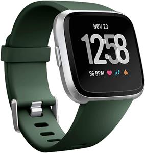 Strap-it Fitbit Versa 2 silicone band (groen)