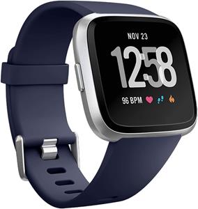 Strap-it Fitbit Versa 2 silicone band (donkerblauw)