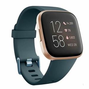 Strap-it Fitbit Versa 2 silicone band (grijsblauw)