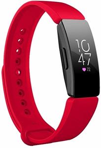 Strap-it Fitbit Inspire 2 silicone band (rood)