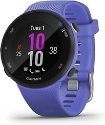 Garmin Forerunner 45S paars met een paarse siliconen polsband - refurbished