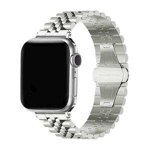 Strap-it Apple Watch Jubilee stalen band (titanium)