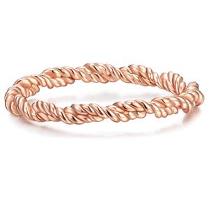 Glanzstücke München Zilveren ring Sterling zilver in Roségoud