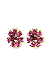 Dyrberg Kern Dyrberg/Kern Aude Earring, Color: Gold/Pink, Onesize, Women