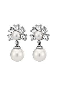 Dyrberg Kern Dyrberg/Kern Veronica Earring, Color: Silver/Crystal, Onesize, Women