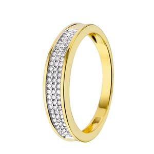 Lucardi Ring 14 Karaat Goud