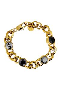 Dyrberg Kern Dyrberg/Kern Ariane Bracelet, Color: Gold/Black, Onesize, Women