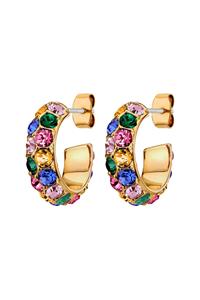 Dyrberg Kern Dyrberg/Kern Heidi Earring, Color: Gold, Rainbow, Onesize, Women