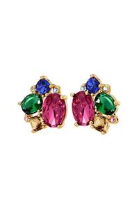 Dyrberg Kern Dyrberg/Kern Emma Earring, Color: Gold, Rainbow, Onesize, Women