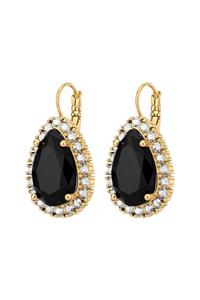 Dyrberg Kern Dyrberg/Kern Fiora Earring, Color: Gold/Black, Onesize, Women