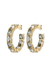 Dyrberg Kern Dyrberg/Kern Gretia Earring, Color: Gold/Grey, Onesize, Women