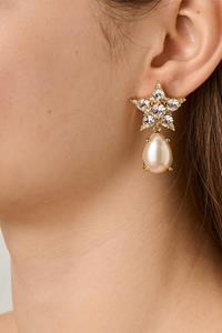 Dyrberg Kern Dyrberg/Kern Hydra Earring, Color: Gold/Crystal, Onesize, Women