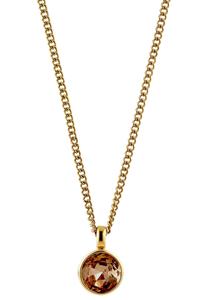 Dyrberg Kern Dyrberg/Kern Ette Necklace, Color: Gold/Brown, Onesize, Women