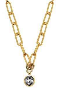 Dyrberg Kern Dyrberg/Kern Lisanna Necklace, Color: Gold/Grey, Onesize, Women